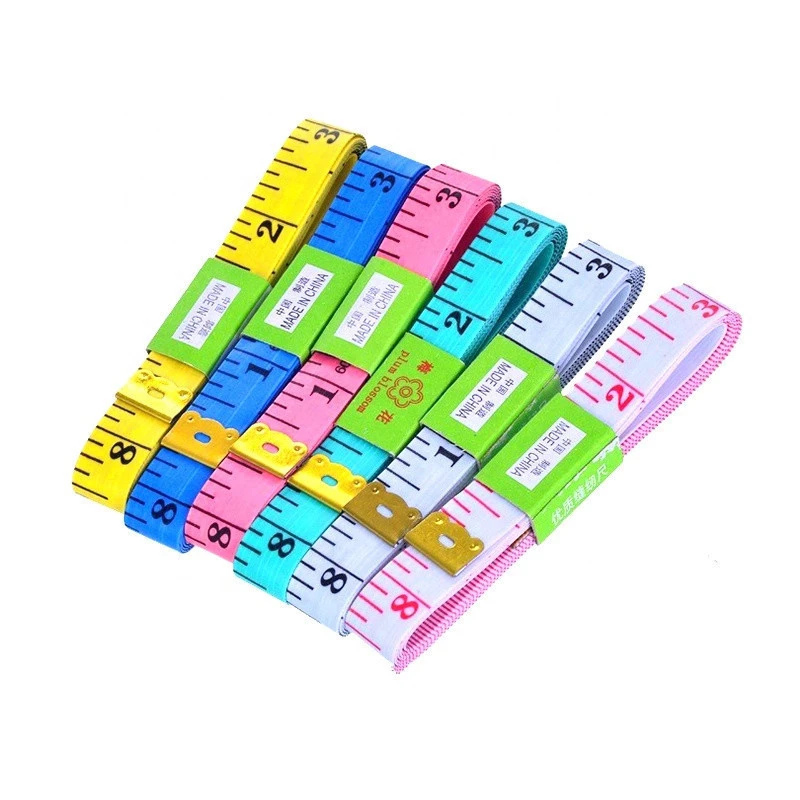 wholesale customized colorful Mini Tailor Craft Dieting pu Leather measuring tape