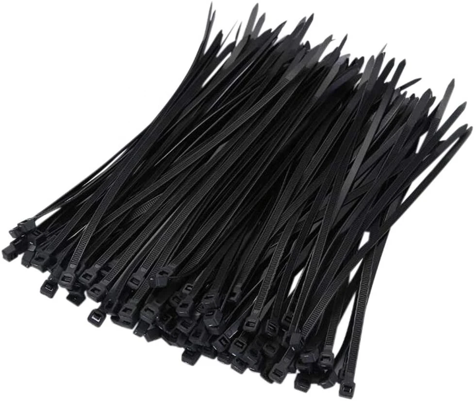 Wholesale eco-friendly 500Pcs/bag Cable Tie Nylon Multi-purpose Cable Tie Strap Black Cable Tie