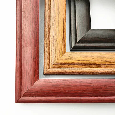 Wholesale European Good Quality Bare Wood Picture Photo Frame Mouldings