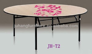 Wholesale Folding 6ft Round Banquet Hotel PVC Table