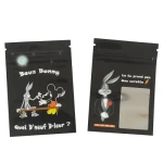 Wholesale for Holographic Mylar Bags for Herb 1g Zip Lock Plastic Package with Window