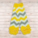 Wholesale heated chevron baby girls leg warmers M5041710