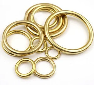 Wholesale high quality solid brass bags belt o ring