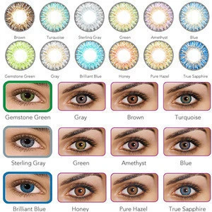Wholesale new arrival factory price high quality 3 tone contact lenses