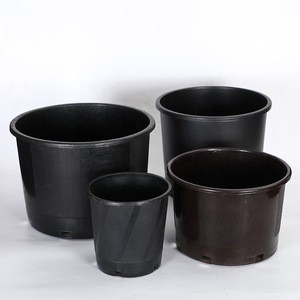 wholesale nursery pots black plastic 1 3 4 5 10 15 20 gallon nursery pots