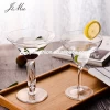 wholesale polycarbonate Unique Shape Unbreakable Plastic Martini wine Glasses with ball stem