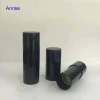 Wholesale Sexy Black Color Round ABS Material Lipstick Tubes Empty UV Artworks Plastic Makeup Lipgloss Tube with Matching Cap