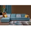 Wholesale Simple Style Customizable Color Sitting Room Furniture Corner Fabric Sofa