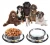 Import Wholesale stainless steel  anti-overturning  pet feeding bowl dog plate rice bowl dog bowl supplies from China