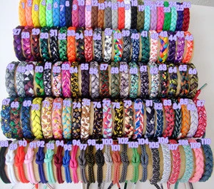 Wholesale stock multi-color woven smart bracelet