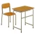 Import Wholesale Student classroom used student desks and chair plywood school desk chair set from China