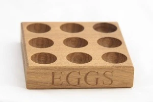 wholesale wooden egg holder wood cooking egg run holder