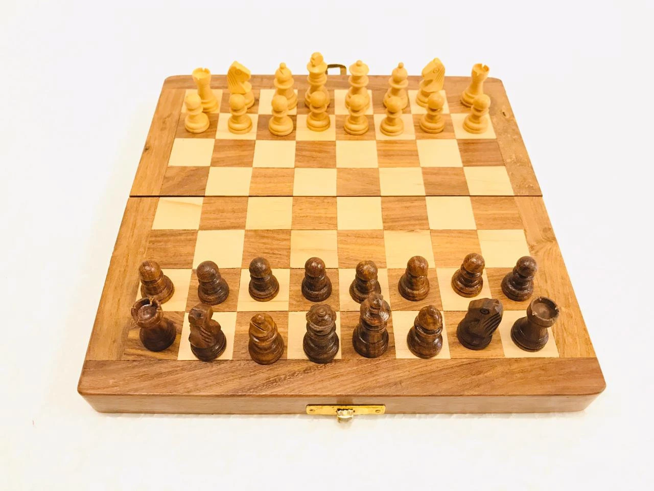 Wholesale wooden Handmade folding chess board game indoor Decorative Gift Item Home Decor Hand painted Craft christmas gift