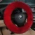 Import Winter warm long wool pink plush steering wheel cover girl shaggy car soft cover from China