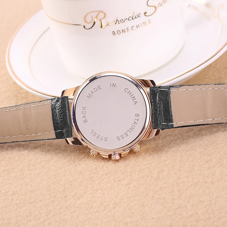 Women and Men Fashion Quartz Watches Leather Strap Sports Casual Watch