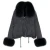 Import Women denim jacket winter style fox fur trim overcoat rex rabbit fur lined  lady coat from China