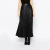 Import women fashion sexy shiny pleated faux leather skirt tight maxi long skirt from China