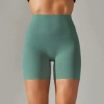 women sustainable fitness yoga sport wear short gym  yoga clothing shorts