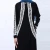 Import Womens casual chiffon long islamic dress muslin abaya with crochet lace trims from China