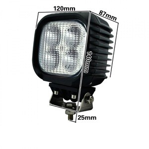 work lights 40w 5&quot; Square CRE E LED for heavy duty truck engineering vehicle AUTO car