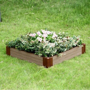 wpc plastic flower pot planter box Garden Raised Bed Flower Case