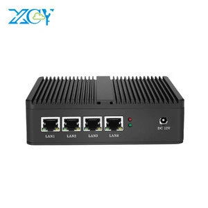 XCY pfsense mini pc Intel Celeron J1800 4 NIC Fanless firewall Motherboard Support VPN server router