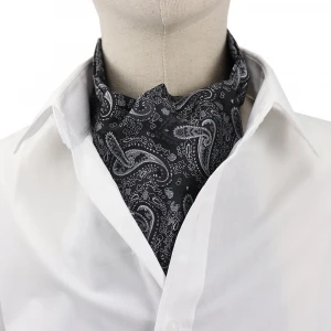 Xinli Neckwaer 2021 Accept Custom Design Fashion Wedding Cravat Necktie Mens Silk Ascot Cravats for Sale