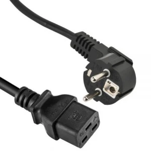 Xinsheng Europe Schuko Plug to IEC 60320 C19 Power Cord AC Power Cable For Servers and PDU with Custom Length / Color