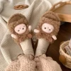 Xinyun Bean Fluffy Sheep Plush Slippers Customized Cozy Cotton Shoes For Women In Autumn And Winter