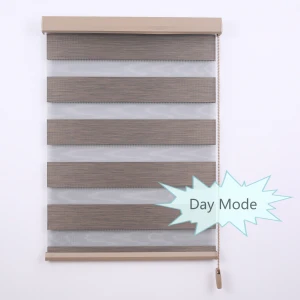 XXC Horizontal Zebra Window Shade Blind, Day and Night Blinds Curtains, Easy to Install