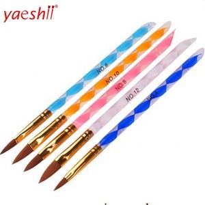 Yaeshii Hot Sale Quality Professional Nail Art Brush Gel Painting Dotting