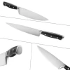 Yangjiang wholesale Cuchillos de cocina cooking knives custom logo German steel master chef kitchen knife set with wooden block