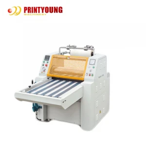 YDFM-720 Manual Hydraulic Hot Roll Bopp Thermal High Speed Plastic Film Laminating Machine for Paper Poster and Postcard