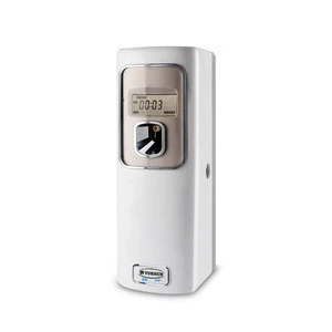 YUEKUN hotel fragrance dispenser ABS Plastic aerosol fragrance dispense plastic battery operated hotel automatic air freshener
