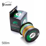 500 m top quality 8x colourful braided fishing line manufacturer colourful braided-wire 16.3lb - 21.6lb