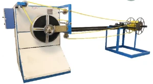Rope coiling machine