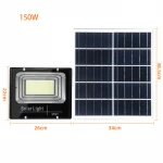 Solar LED Flood Light Waterproof Ip66 20w 45w 80w 150w 300w Outdoor LED Solar Flood Light For Garden