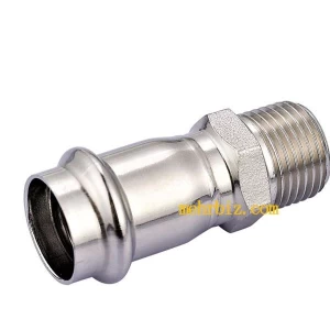 OEM and customization Stainless steel Pipe fittings straight joints and connectors