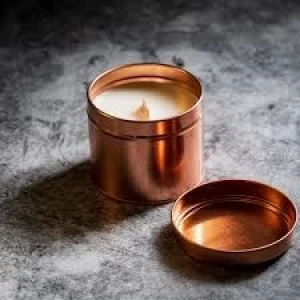 Bronze Candle Jar With Lids