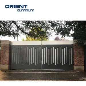 Aluminium entrance main gate driveway gate design from China factory