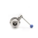 SS304/316 Sanitation food grade Butterfly Valve
