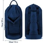 Shoulder Straps and Durable Handles Laundry Bag backpack