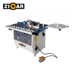 ZICAR China Manual edge banding machine for curved and straight wood panel MF515A