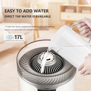 China factory 17L Industrial Humidifier Portable Disinfectant Machinel Oil Diffuser Humidifier OEM