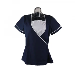 Wholesale comfortable fashion 2 pocket medical nurse uniform designs for scrub tops