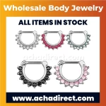 Wholesale Septum Clicker With Crystals