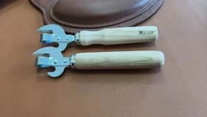 Wholesale Custom Wooden Handle Bottle Opener Stainless Steel Opener OEM Logo