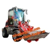 China wheel loader manufacturer, front end compact loaders 800kg 0.8T mini wheel loader