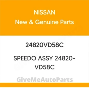 24820VD58C Genuine Nissan SPEEDO ASSY 24820-VD58C