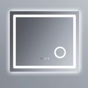 FB-A LED BATHROOM MIRROR WITH LIGHT WALL MOUNTED LED COSMETIC MIRROR ANTI FOG FUNCTION DISPLAY TIME